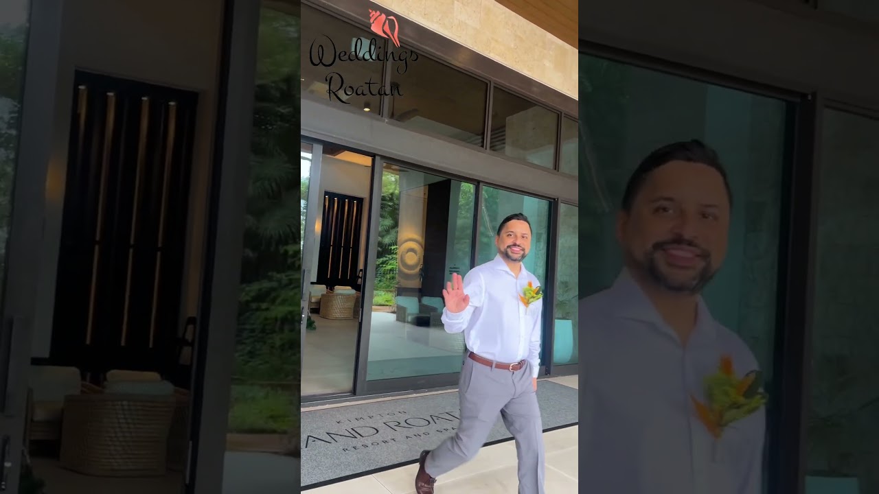 Behind the scenes of this beautiful #roatan destination wedding! #weddingevent #wedding #bodashn