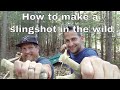 How to make a slingshot.Quest for survival knowledge with Zackary Fowler Ep1