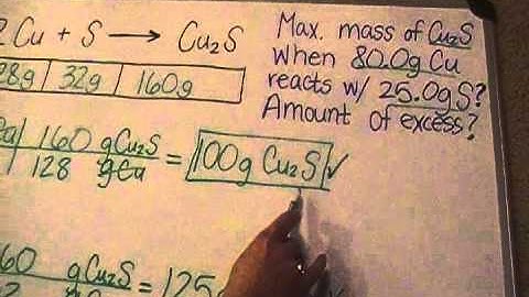Limiting Reagents Part 2