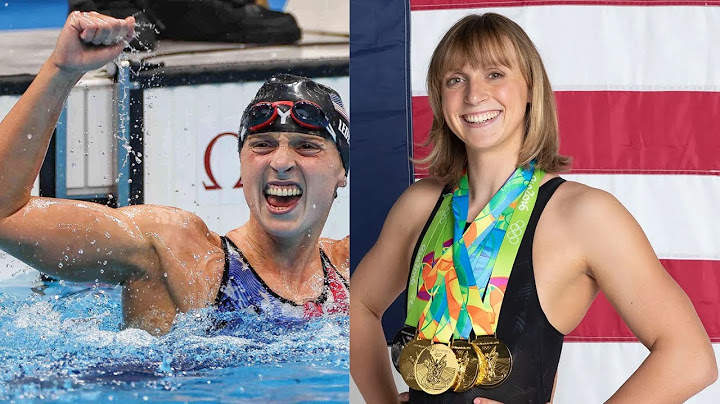 Katie Ledecky wins Eight GOLD and ties Olympic Record