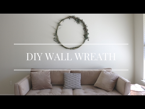 Video: DIY krans op die muur