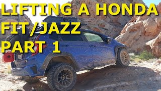 How To Lift A Honda Fit Jazz Or Any Fwd Car On The Rear - Part 1