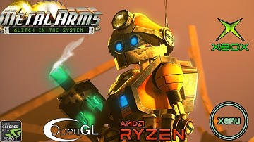 XEMU Xbox Emulator - Metal Arms, Ingame | Original Xbox Emulator( WIP Emulator  Update #1)