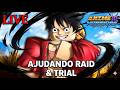SORTEIO ROBUX! LIVE AJUDANDO TRIAL E RAIDS NO ANIME WARRIOS 3! -- roblox