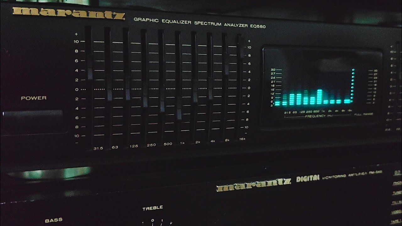 Marantz EQ580 Stereo Graphic Equalizer - YouTube