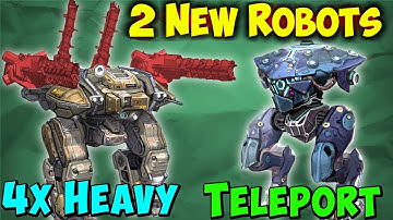 2 NEW Robots BEHEMOTH & PHANTOM - War Robots Test Server WR