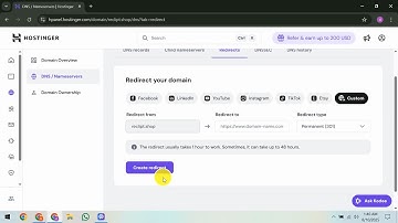 How To Redirect Domain in Hostinger