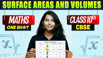 Surface Areas and Volumes | Maths | CBSE Class 10th 2025 In One Shot⚡#Maths