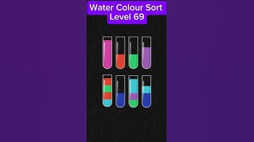 Water Colour Sort Level 69 #shorts #minigames #familytime #funactivity #foryou #fypシ゚viral #gaming