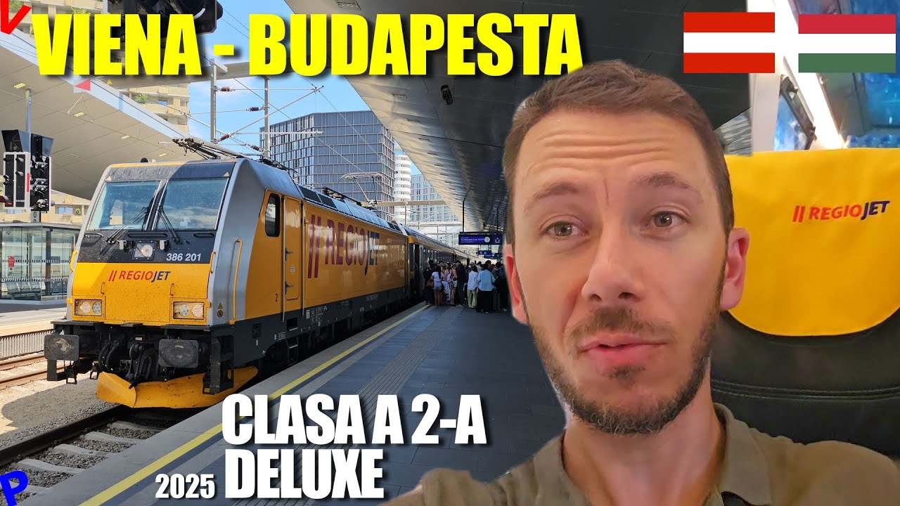 Am călătorit la clasa a 2 a de lux cu RegioJet spre Budapesta (2025)