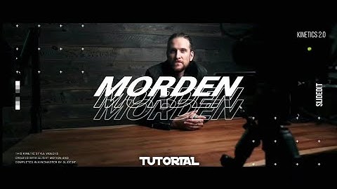 [Tutorial] Kinetic Motion Typography with Alight Motion