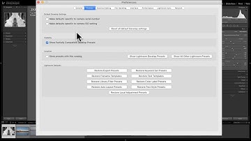 Lightroom Develop Defaults Follow up