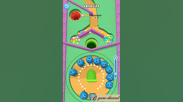 sand balls puzzle 😉😉 gameplay // l game channel // android & ios 67676 #mobilegame #shorts