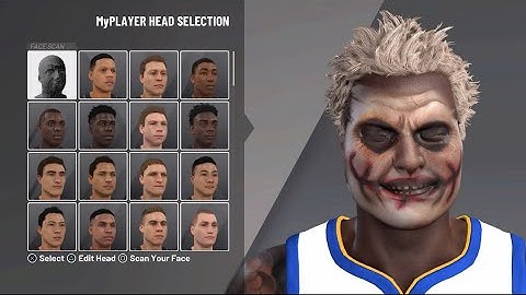 How to get joker face in 2k20 best face scan ✅