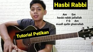 (Chord) Hasbi Rabbi Jallallah | Tutorial Petikan Mudah Pemula