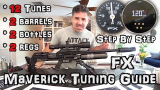 FX Maverick (AIRGUN TUNING GUIDE) !! + Dual Regulator Tuning - Hammer Spring Setup - Airgun Accuracy screenshot 4