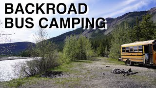 Bus Camping On Logging Roads