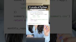 3 levels of Python you MUST work in data!! Net Worth
