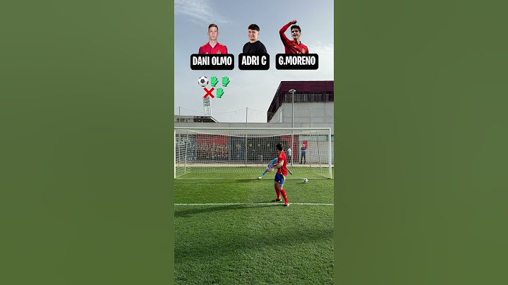 DANI OLMO y GERARD MORENO 1 toque de espaldas 🥵⚽️