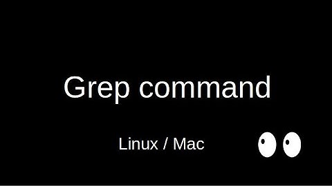 Terminal command : Grep | Linux / Mac.