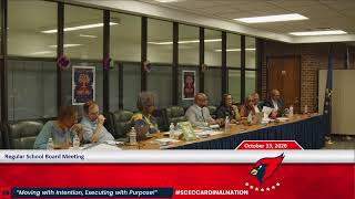 Regular School Board Meeting: October 13, 2026
