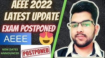 AEEE 2022 exam postponed | New dates announced | Amrita exam date #Amrita #AEEE #jee_2022 #Postponed