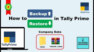How to Backup & Restore data in Tally Prime | Reason for Backup and key points |