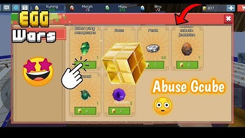 Abuse Gcube In Eggwars -Garena Blockman Go