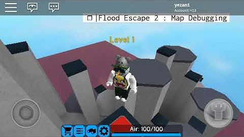 Roblox Flood Escape 2: (test map) Floating octagons (EASY)