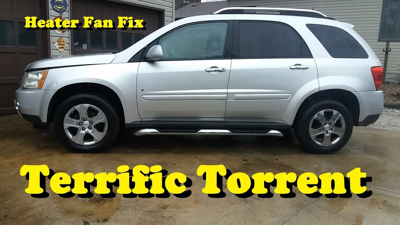 2009 Pontiac Torrent heater fan motor problem diagnosis. YouTube