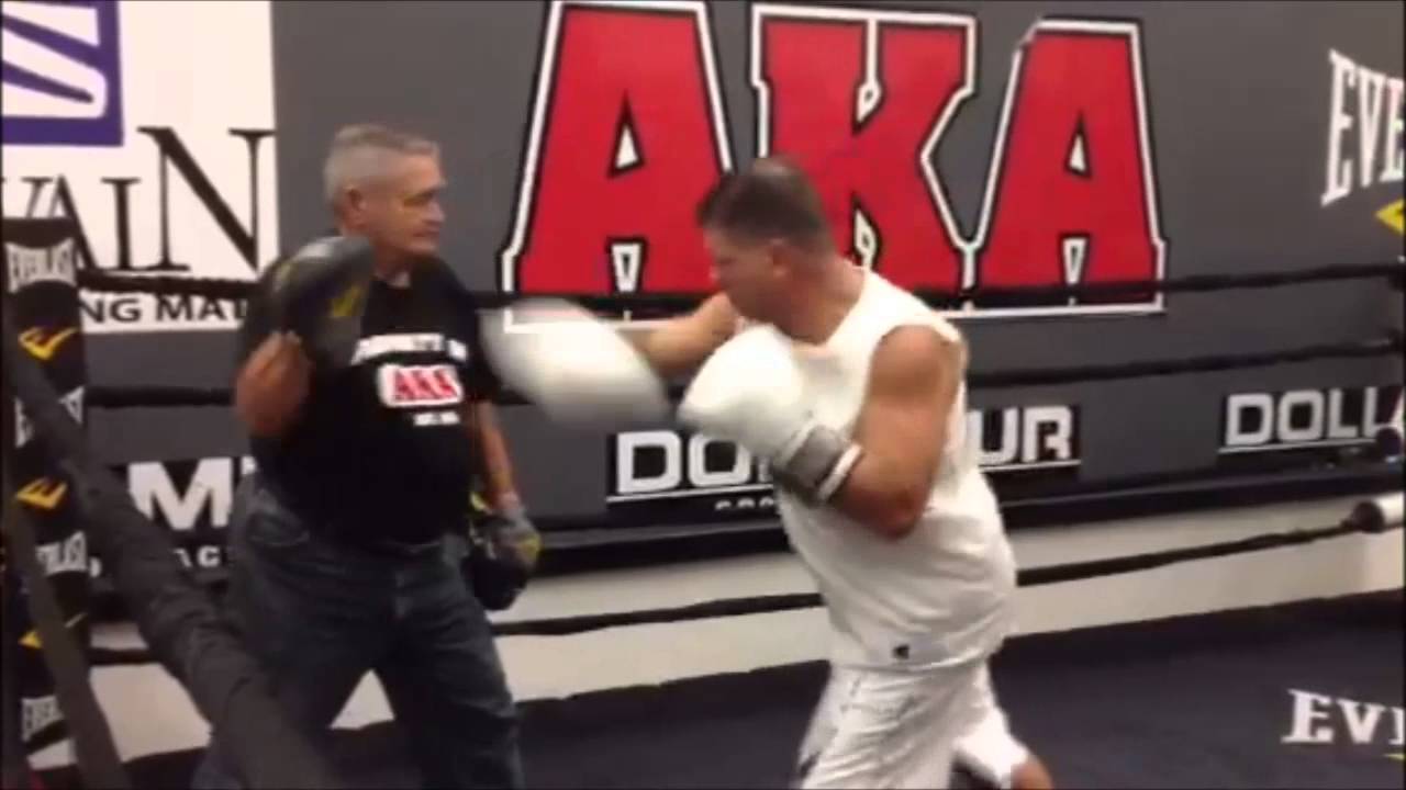 Walter "Pop's" Carvalho Sr. training Assistant Trainer Jeff Carvalho