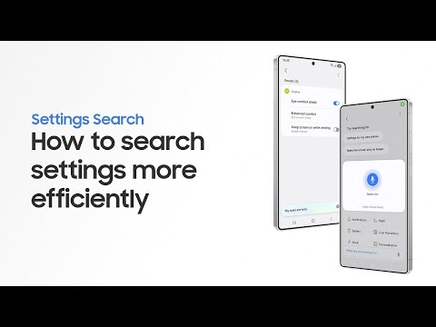 How to use Settings Search | Samsung Galaxy S25 Series