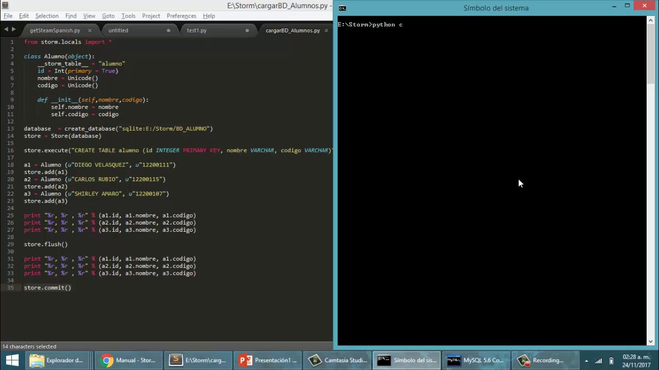 Storm ORM - Librería de Python - YouTube