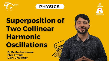 Superposition of Two Collinear Harmonic Oscillations | Physics |S Chand Academy