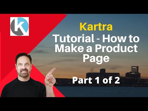 Kartra Tutorial How to Make a Product Page   Part 1 of 2