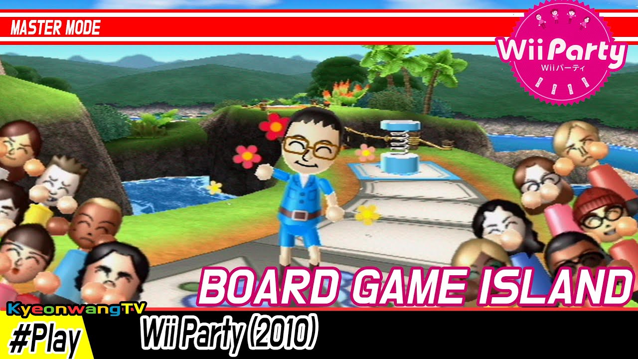 Wii Party Board Game Island Master Mode Player Daddy Vs Victor Vs Sakura Vs Jackie Youtube