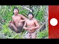 Rare footage first contact made with isolated amazon jungle tribe