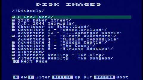 #FujiNet #Atari8bit Loading a very large game over the Internet