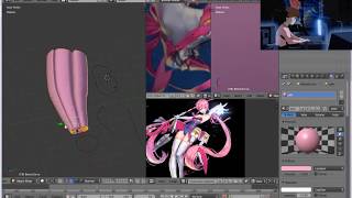 [ENG/SPA] Modeling Vita Popstar from M.X M. Blender - Zbrush. maybe for 3D print. part2