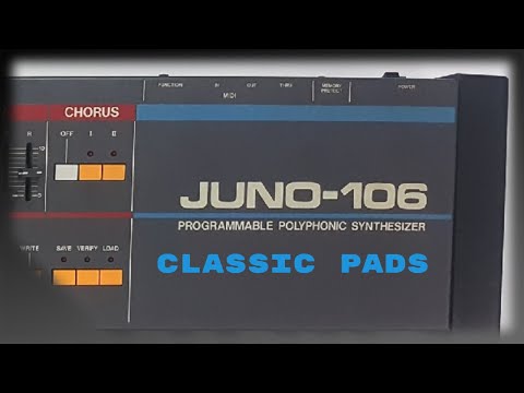 Roland Juno 106 - Classic Pad Presets for Roland Juno 106 - Best Synth Presets