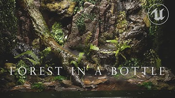 Jungle Waterfall in UNREAL ENGINE 5 – Forest in a Bottle: A UE5 Cinematic