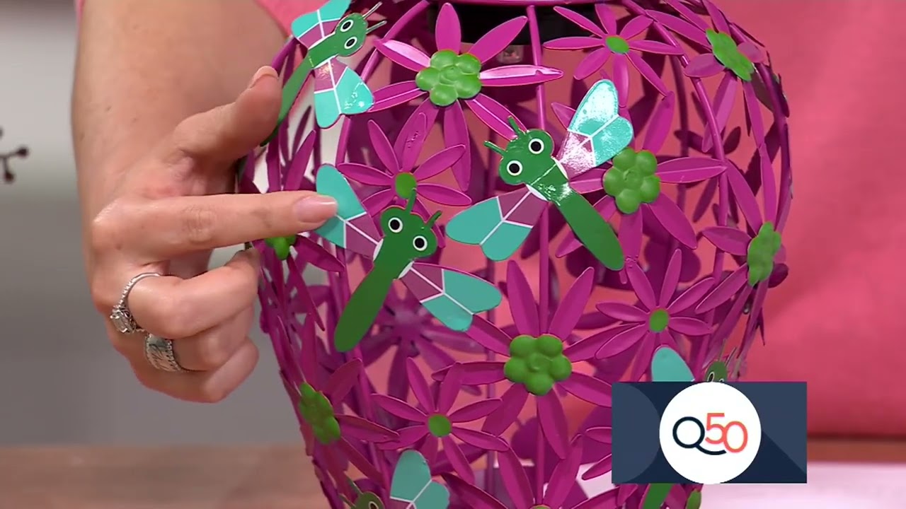 Temp-tations Outdoor Centertaining 10" Solar Critter Lantern on QVC