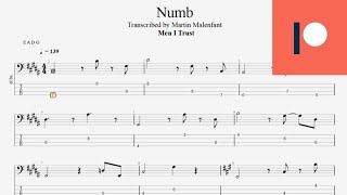 Men I Trust - Numb (bass tab) Resimi