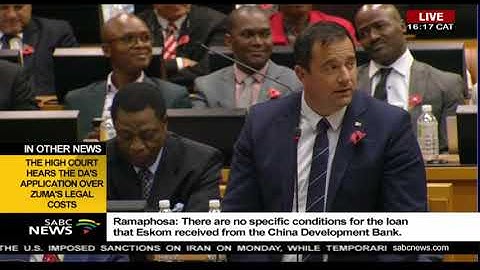 WATCH: DA's Steenhuisen calls EFF MPs VBS looters and Malema responds