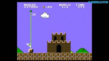 NES Mini - Menu footage, Super Mario Bros. Gameplay and Graphic Modes