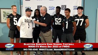 WHHI NEWS | Coach Hayden Gregory: Bluffton Bobcats Football | Media Day 2023 | WHHITV
