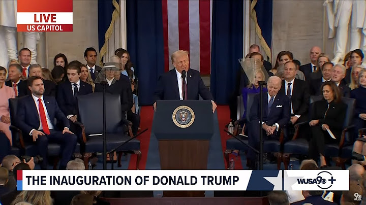 FULL SPEECH | President Donald Trump delivers inauguration address