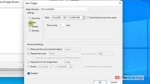 Schedule Windows Defender Scan in Windows 11