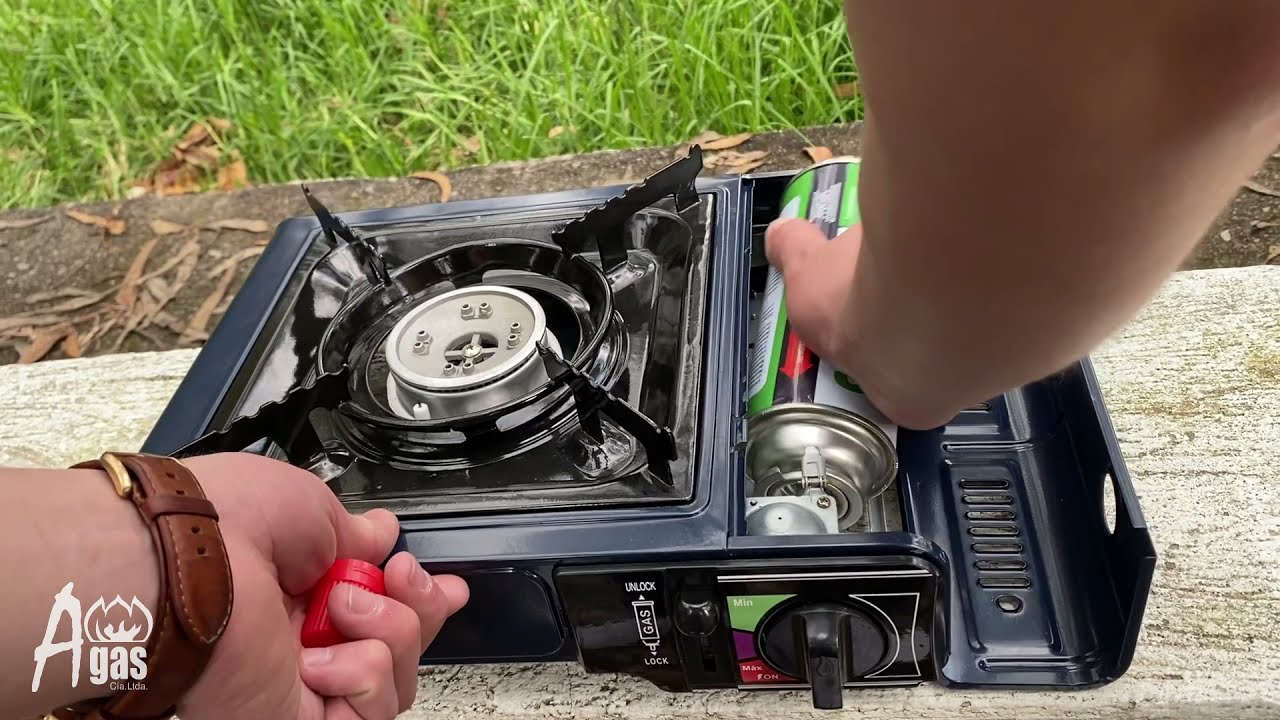 Fogon Portatil Estufa De Gas Butano + 2 Latas de Gas