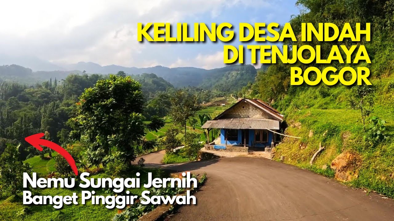 Keliling Desa Indah di Tenjolaya Bogor  |  Nemu Sungai Jernih Pinggir Sawah